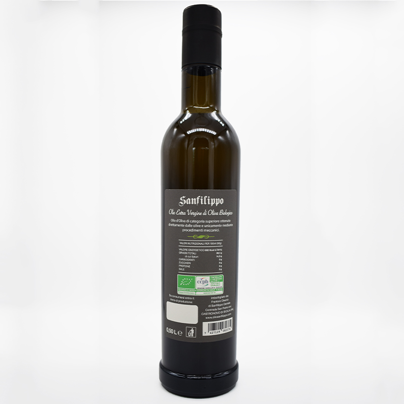 Olio extravergine di oliva bio 0,50 litri