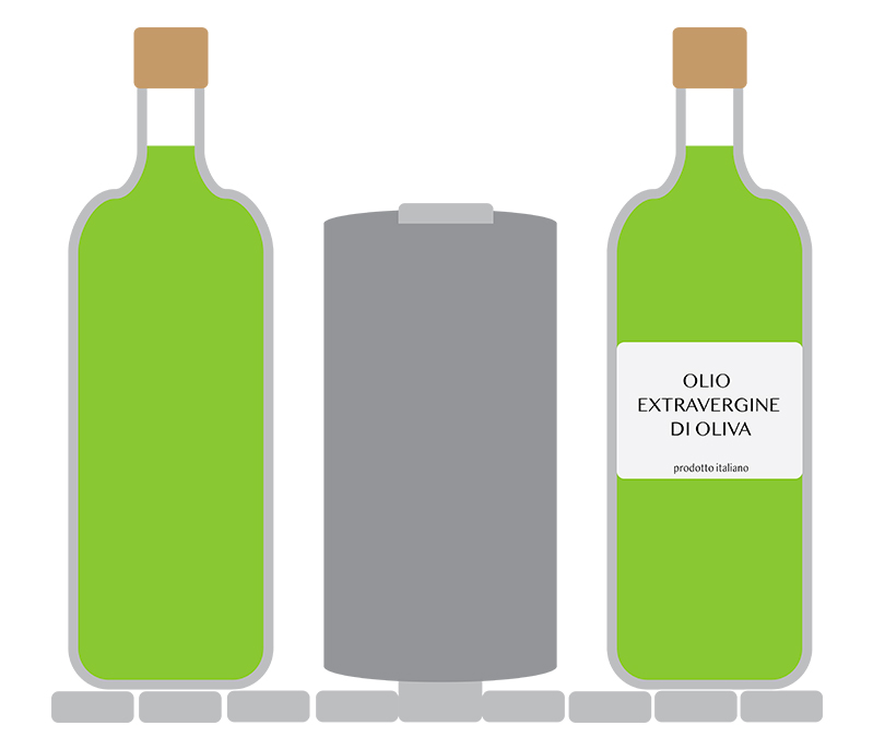 etichettatura olio conto terzi