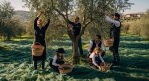 raccolta olive tradizionale