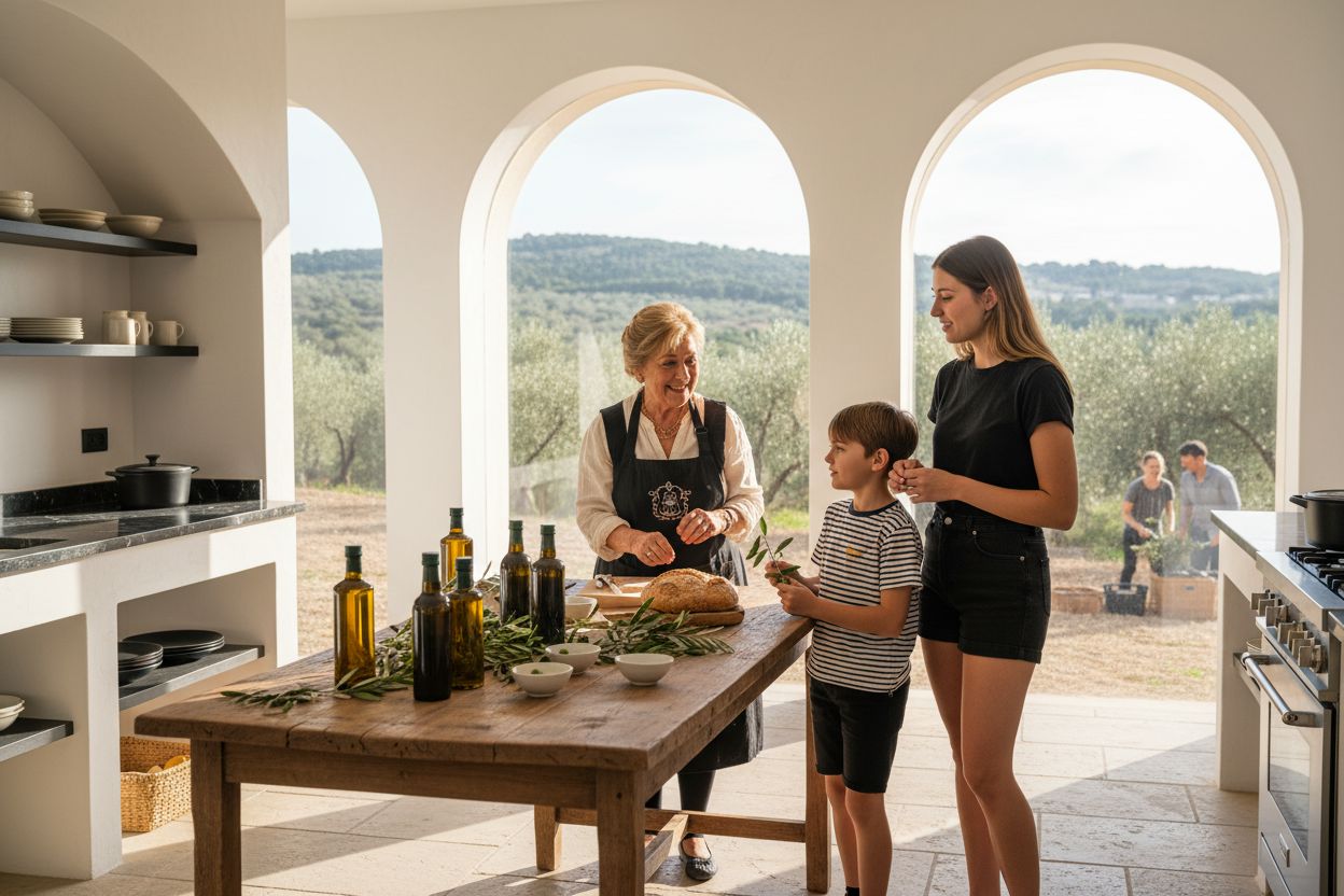 curiosità olio di oliva, degustazione olio, oliveto