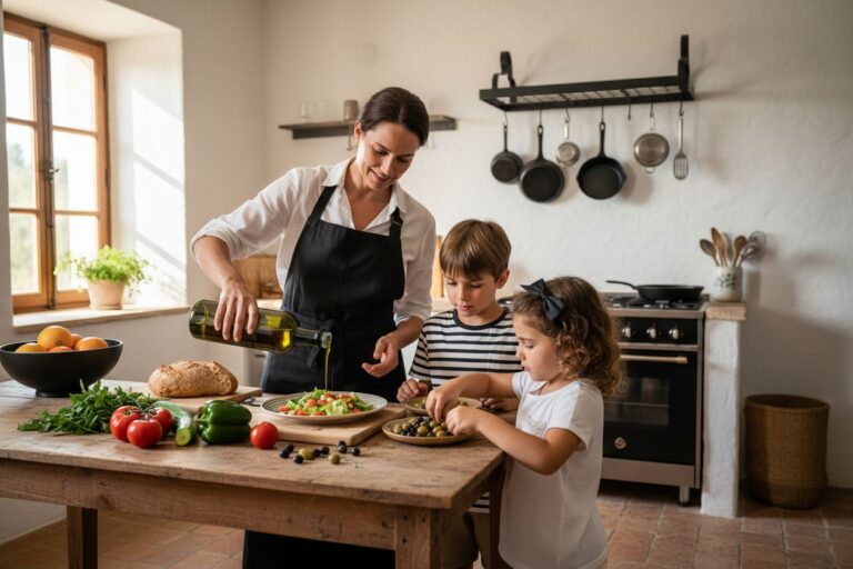 olio extravergine famiglia cucina