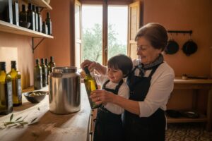 olio d'oliva conservazione famiglia