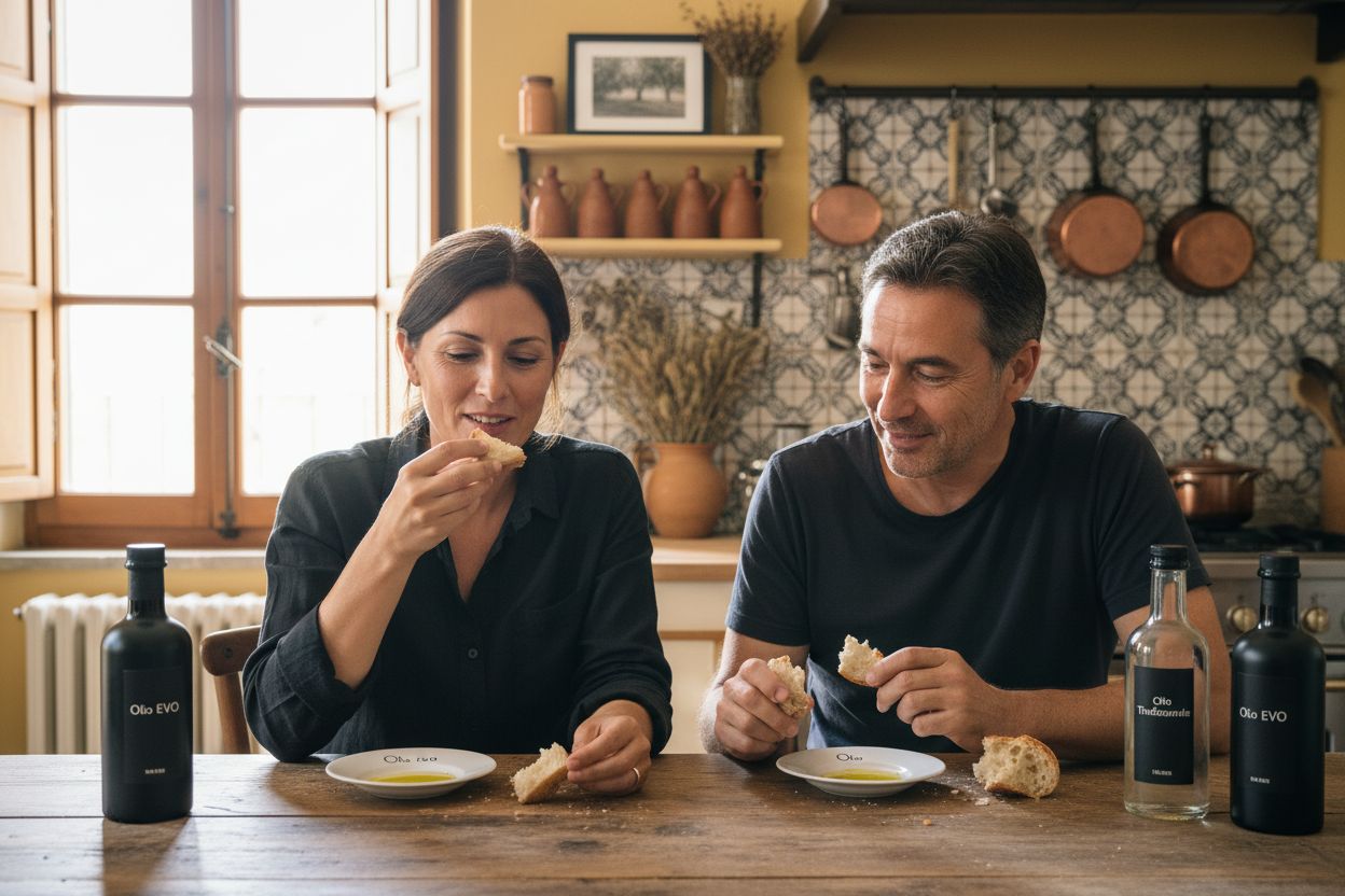 olio evo confronto tavola