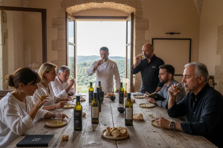 degustazione olio siciliano